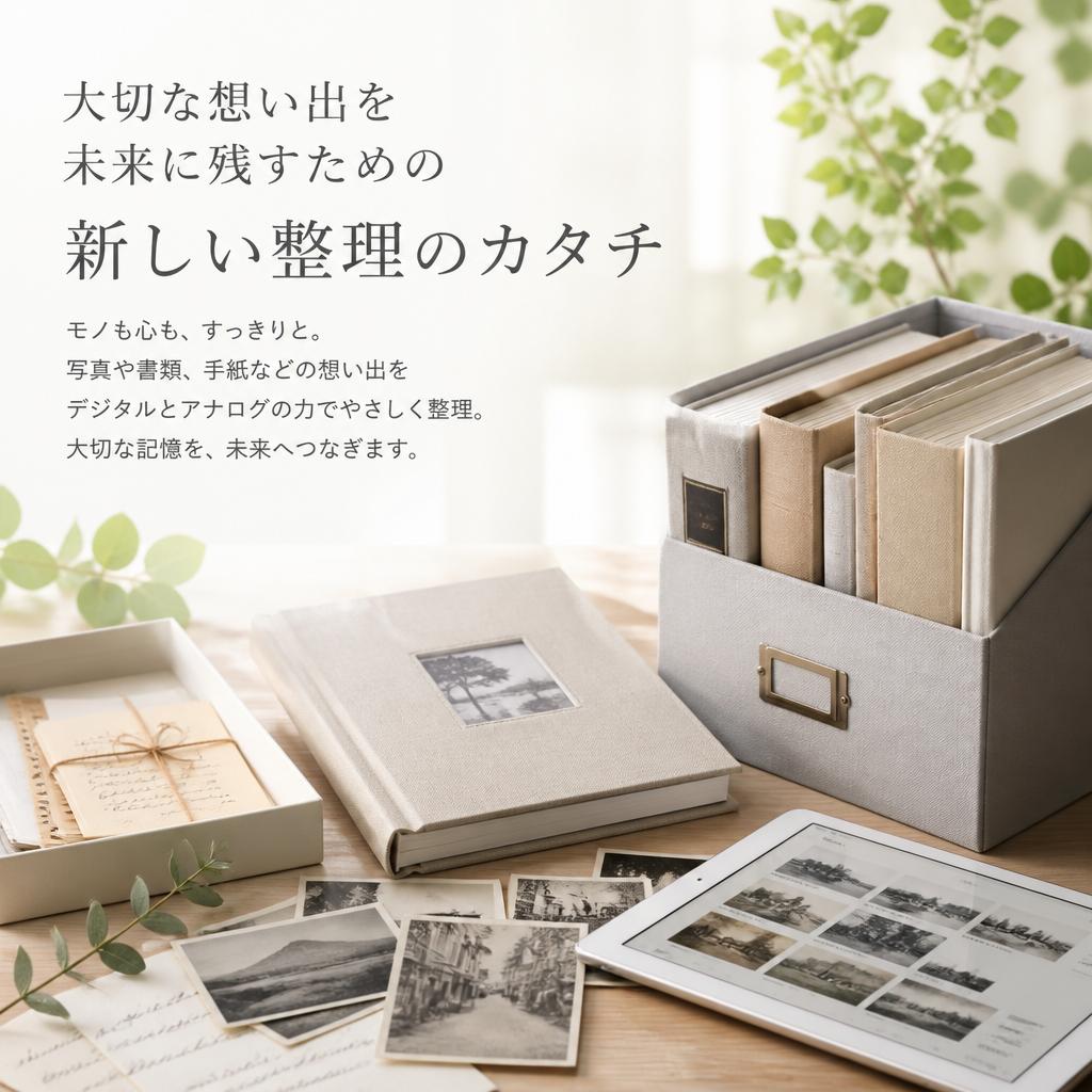 大切な想い出を未来に残すための新しい整理のカタチ